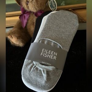 NWT Eileen Fisher Organic Cotton Low-Profile Sock 3 Pack Socks